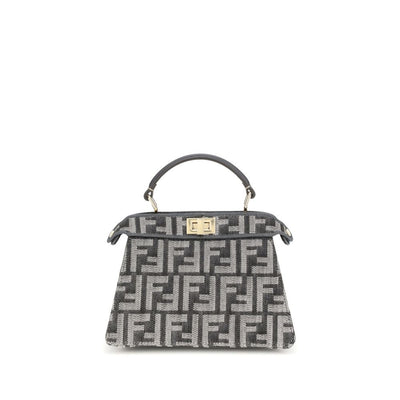 Fendi Blue Fabric Handbag