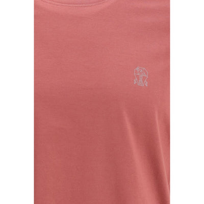 Brunello Cucinelli Multicolor Cotton Long Sleeve T-Shirt