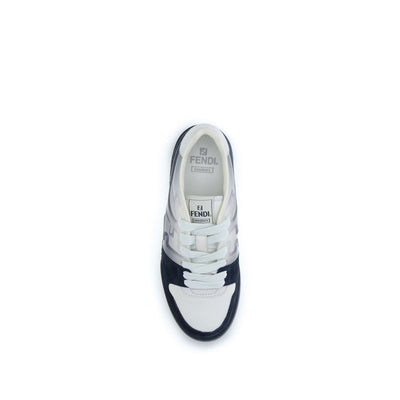 Fendi Multicolor Calf Leather Bos Taurus Low Top Sneakers