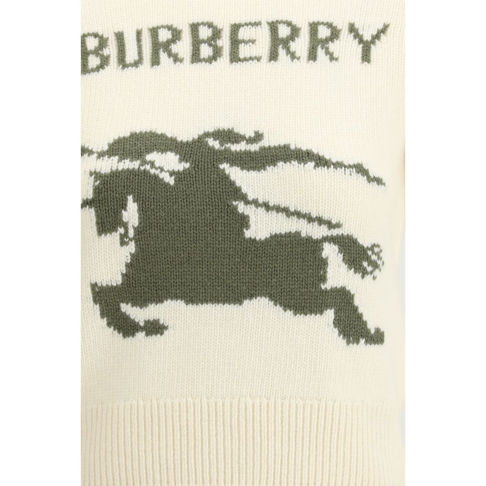 Burberry Cream Wool Sweatshirt