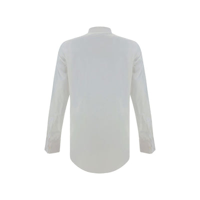 Finamore White Cotton Dress Shirt