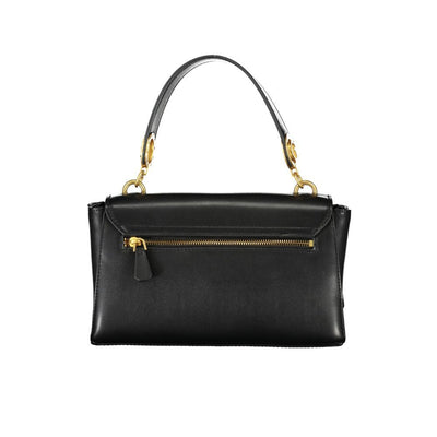 Guess Jeans Black Polyethylene Satchel Bag