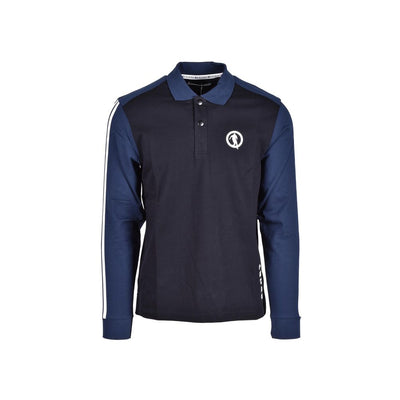 Bikkembergs Blue Cotton Polo Shirt