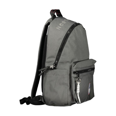 North Sails Grigio Polyester Men Backpack