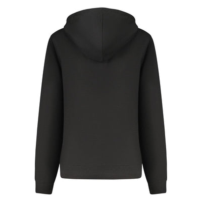 Fila Black Cotton Women Hoodie
