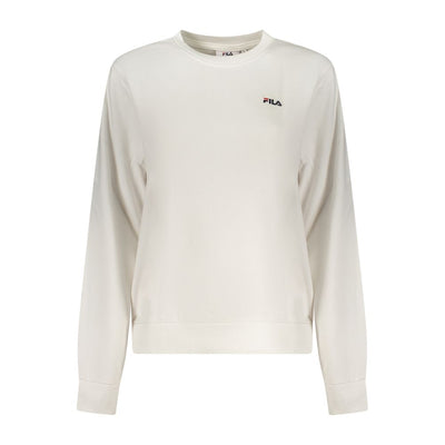 Fila White Cotton Women Sweatshirt