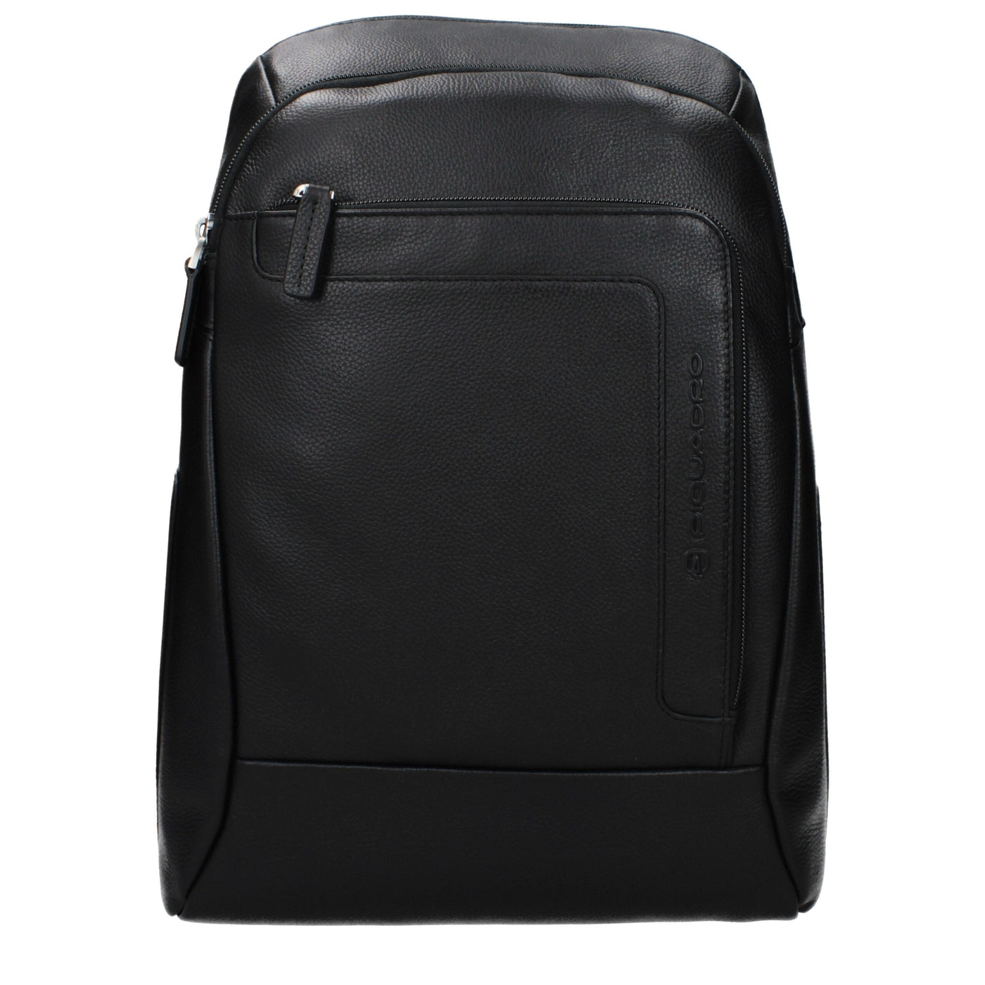 Piquadro Black Leather Backpack