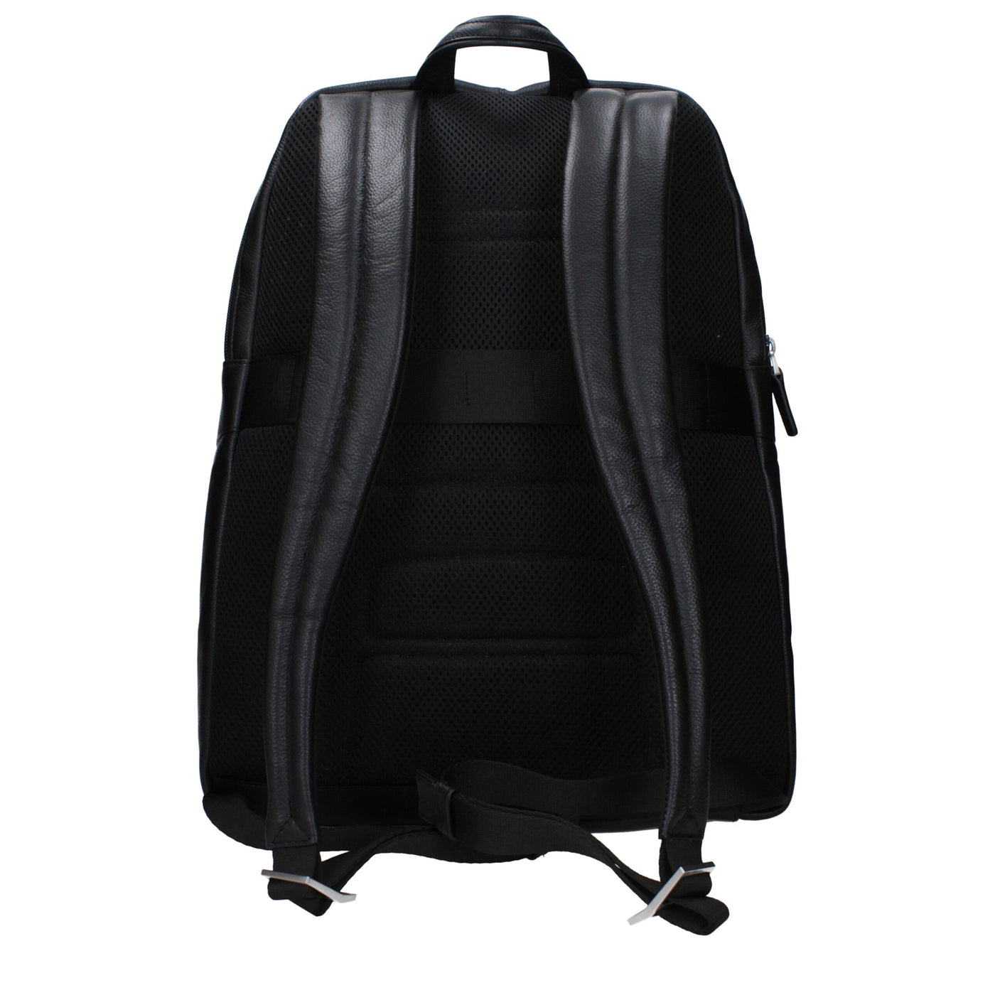 Piquadro Black Leather Backpack