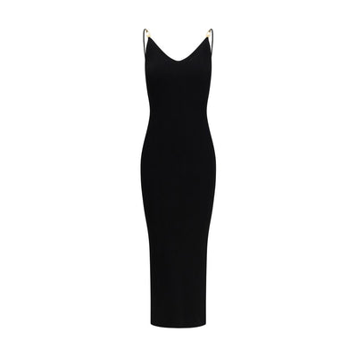 Versace Black Viscose Cocktail Dress