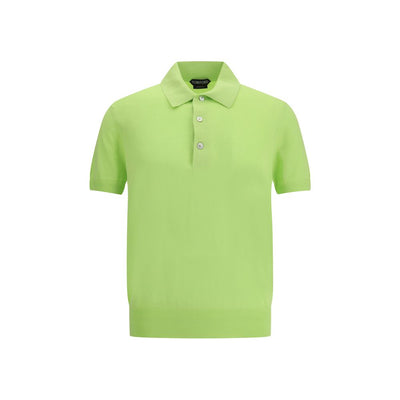 Tom Ford Bicolor Cotton Polo Shirt